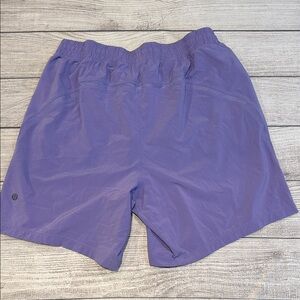 🍋Men’s Lululemon Pace Breaker Shorts 7” Linerless Size L Purple🍋